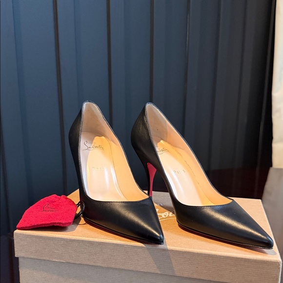 Christian Louboutin Shoes - 🔥 Authentic Christian Louboutin Clare Black Pumps – Nappa Leather 80mm – NWT 🔥